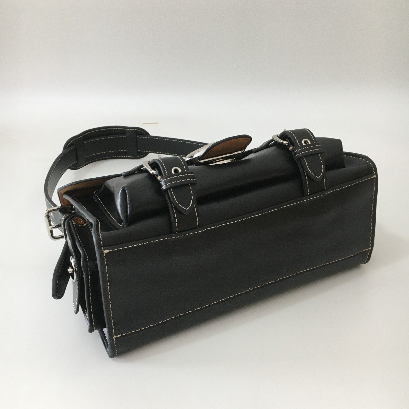 Coach Western Tabby CT721 H 6.5 in × W 4.25 in × D 10.25 in Black