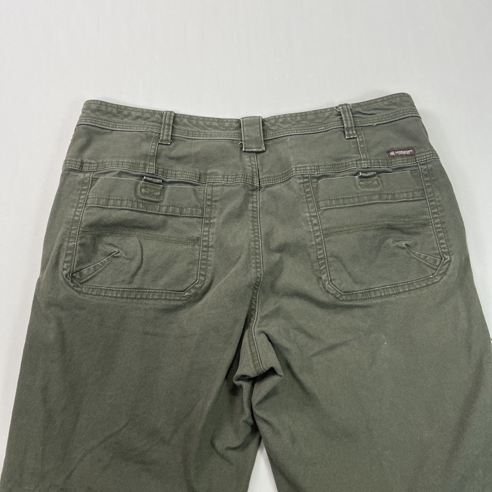 Legendary Outfitters Canvas Pant Mens 40×30 Tag 40×32 Green Outdoor Workwear