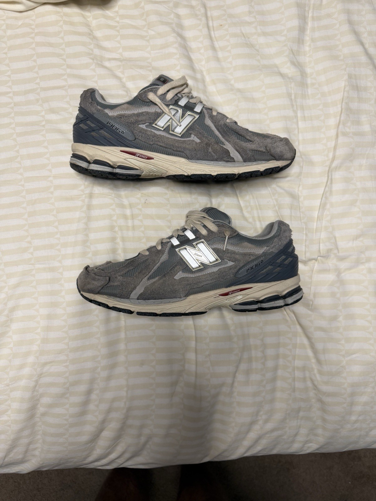 New Balance 1906D Protection Pack Harbor Grey Size 13 Castle Rock Used