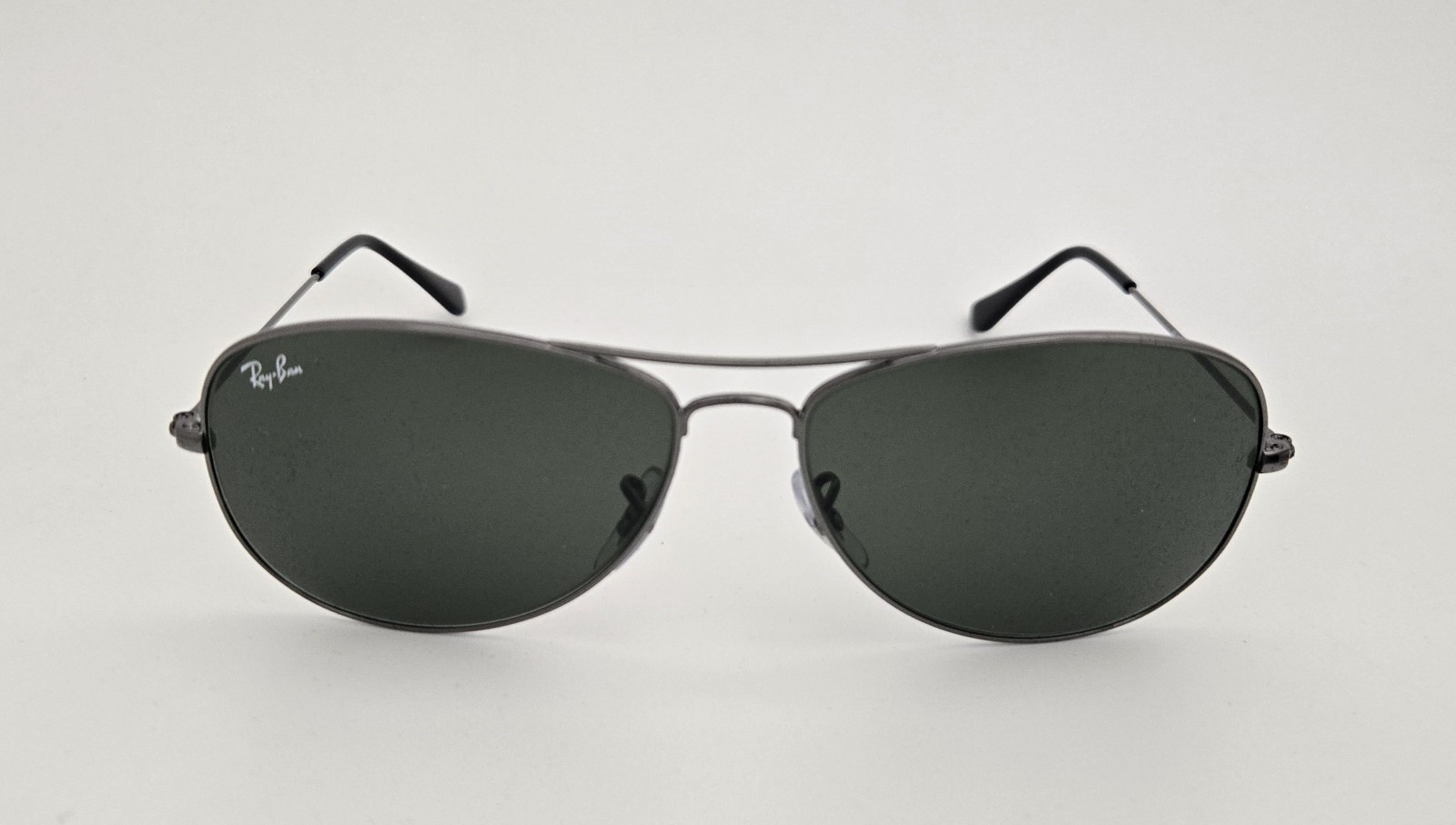 Ray Ban Sunglasses NEW 3362 Cockpit Color 004 Gun Grey Size 59 Large Authentic