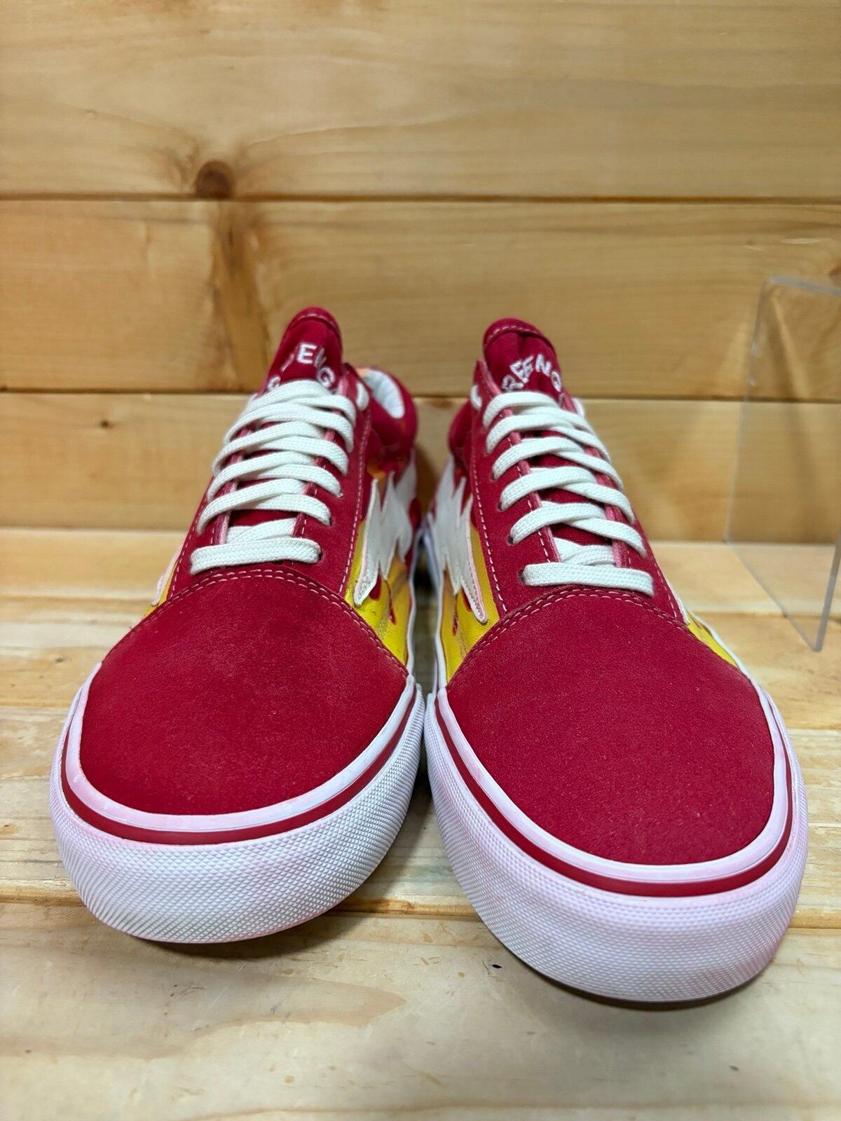 Revenge X storm red / fire vans style shoes – Mens size 9