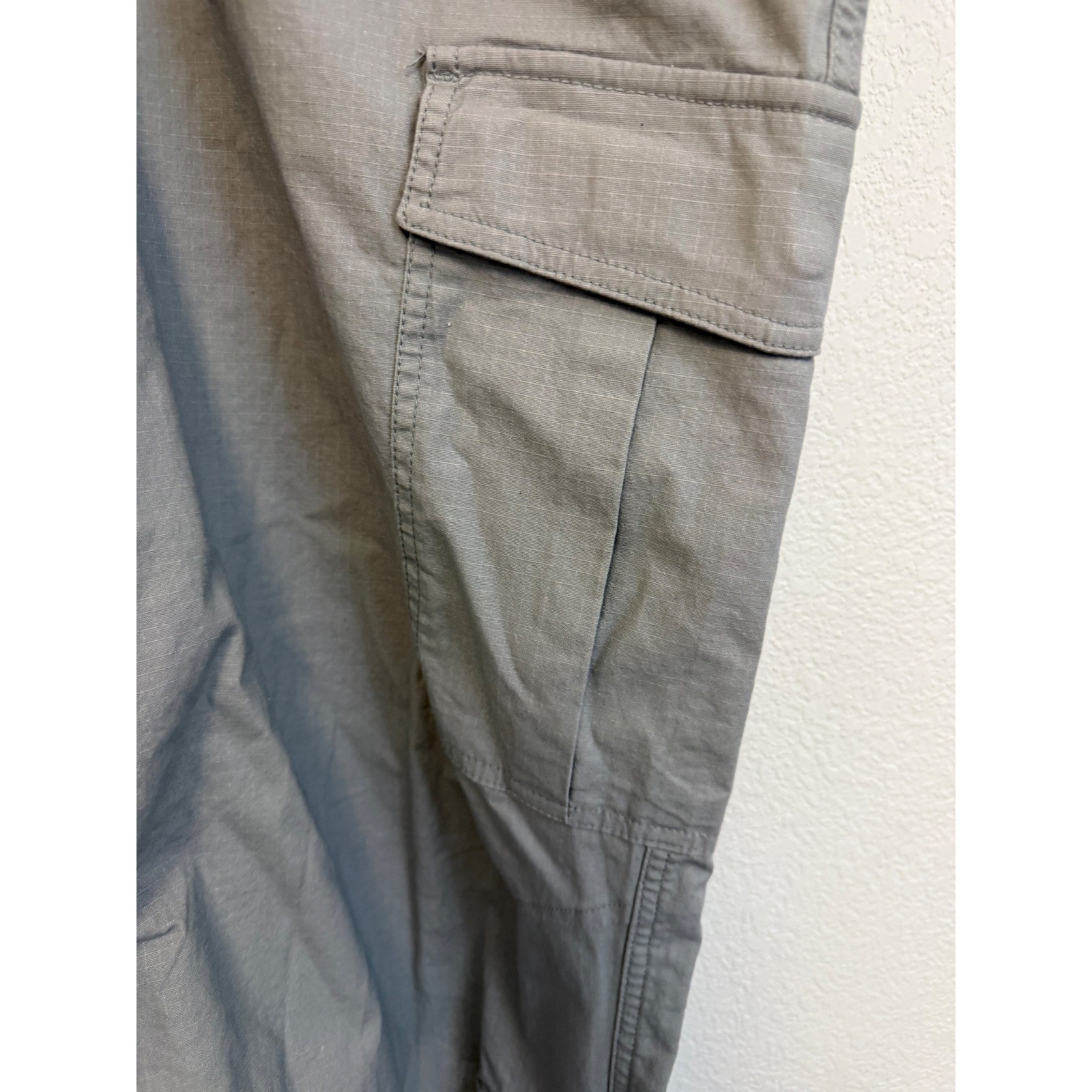 5XL Tall Gray Cargo Jogger Pants Cotton Blend Ripstop NWT
