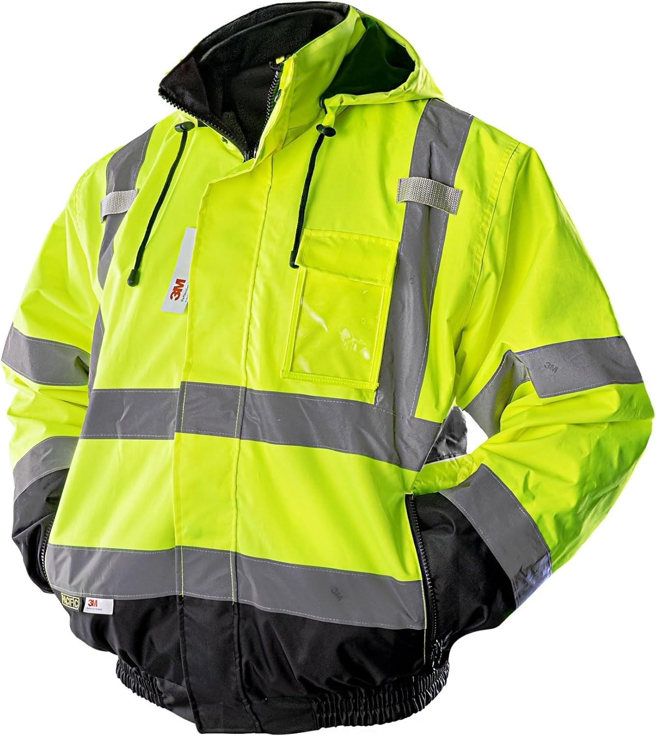 Pacific PPE Waterproof Reflective Jackets Class 3 High Visibility Safety for Men