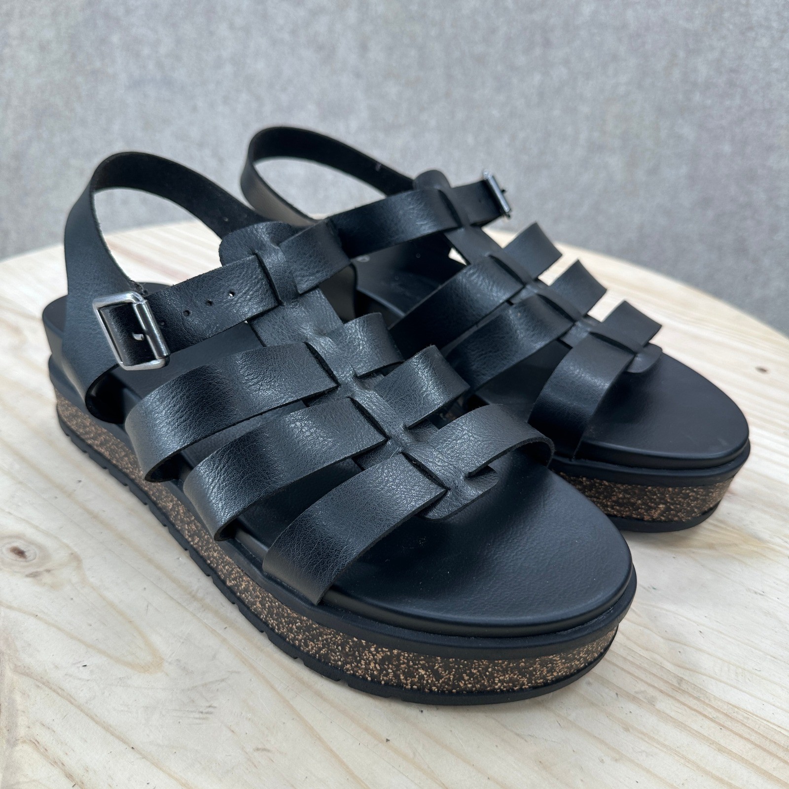 Torrid Platform Fisherman Gladiator Sandals Strappy Womens 11WW Black Y2K Shoes
