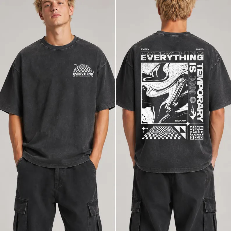 Everything Is Temporary Unisex T-shirt Two-sided
