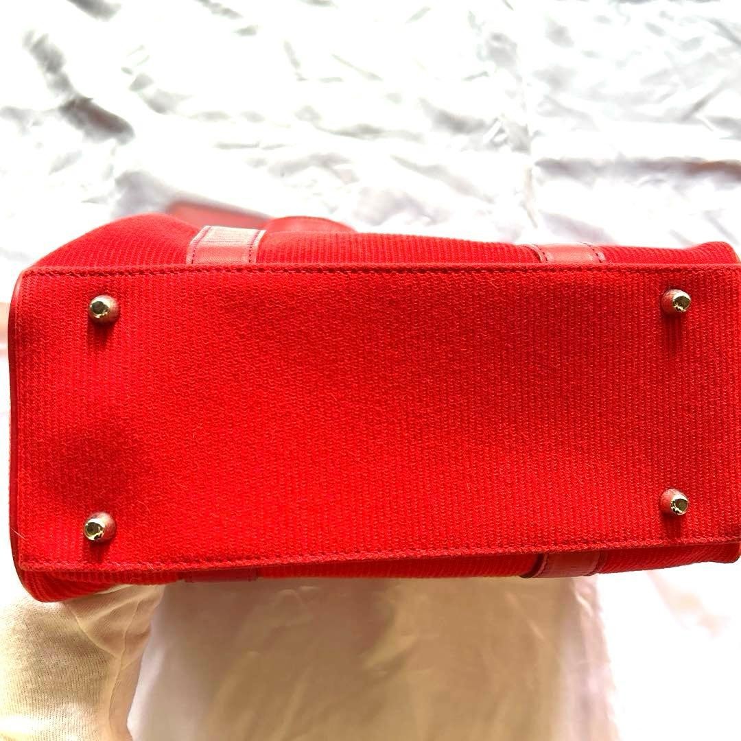 Courreges handbag red 10.6 inch