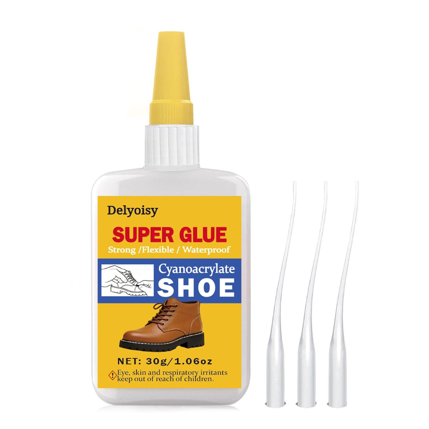 30G Shoe Glue for Sole Repair – Heavy Duty Super Adhesive for Boots, Sneakers, L
