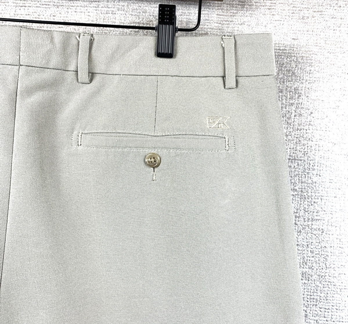 CUTTER & BUCK Chino Shorts Men’s 36 x 8.5 Gray Pleated Front Golf Classiccore
