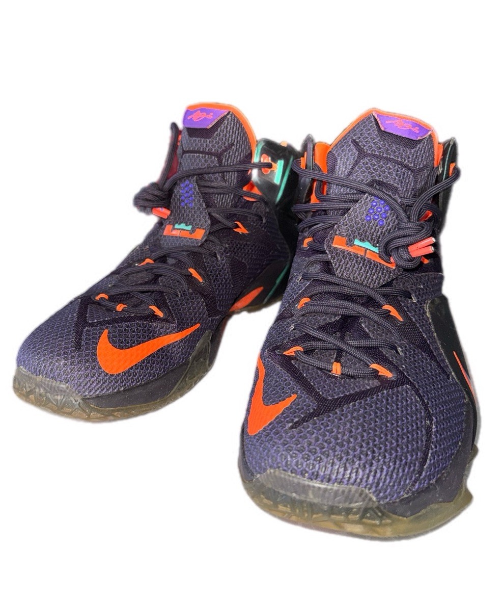 Nike LeBron 12 Instinct 684593-583 Hyper Grape-Hyper Crimson-Hyper Turquoise