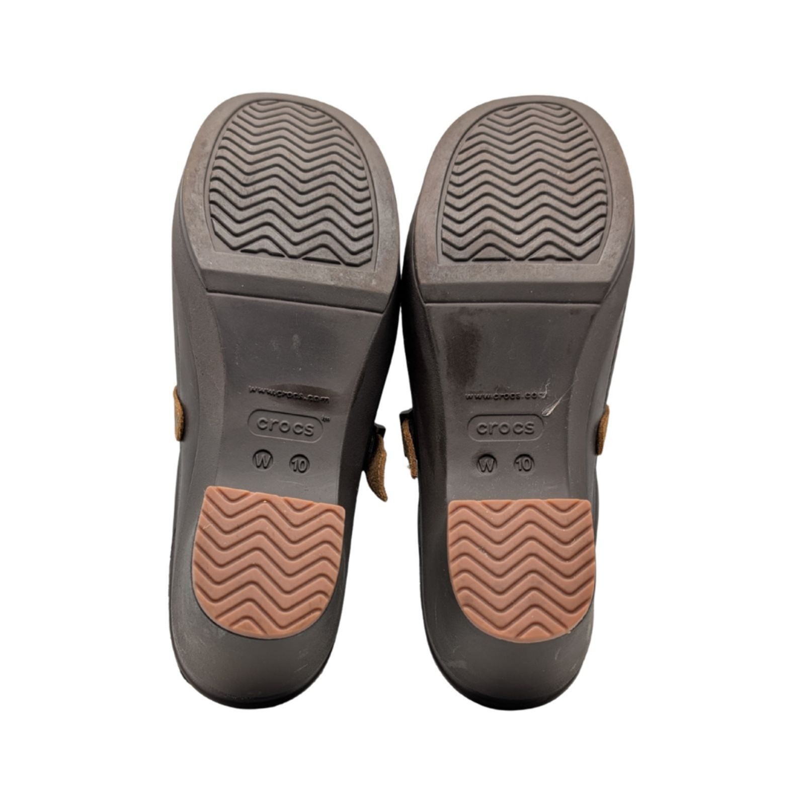 Crocs Sarah Belted Clog Brown Espresso Size 10