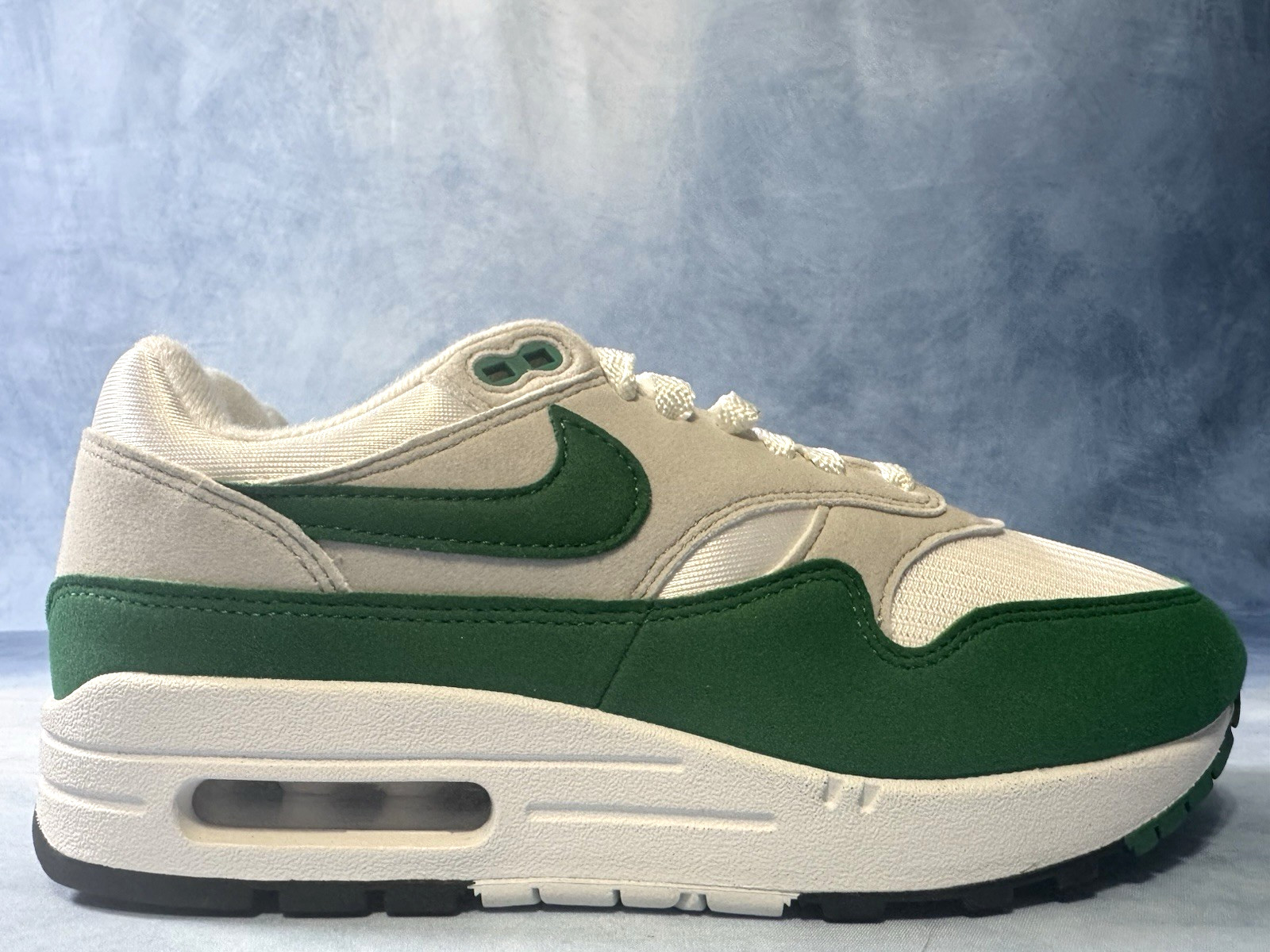 Nike Air Max 1 Grey Malachite Green White DZ2628-003 Women’s Shoes Size 7.5