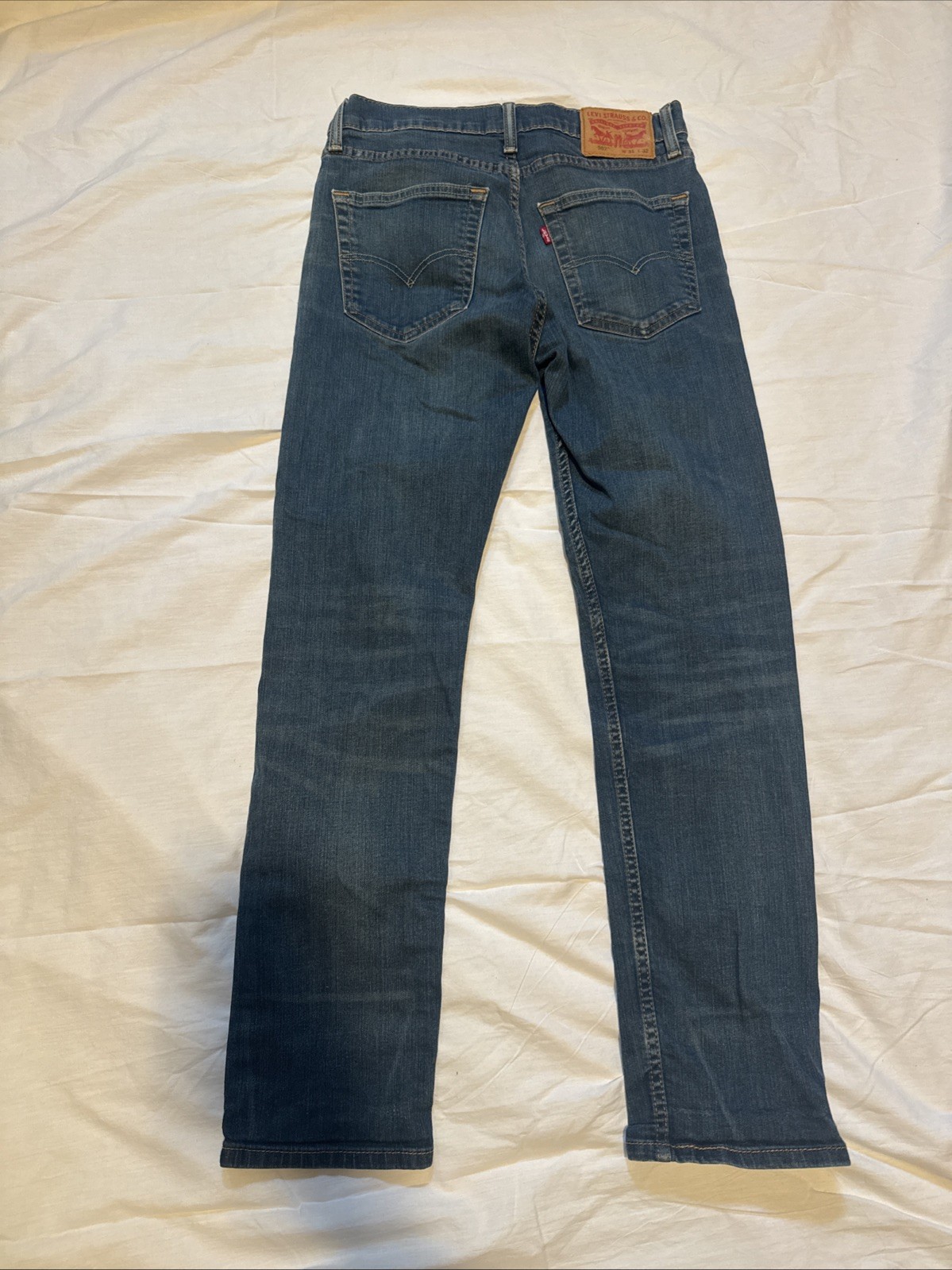 LEVI’S 502 REGULAR TAPER DISTRESSED JEANS – Men’s 31 X 32 Blue NWT