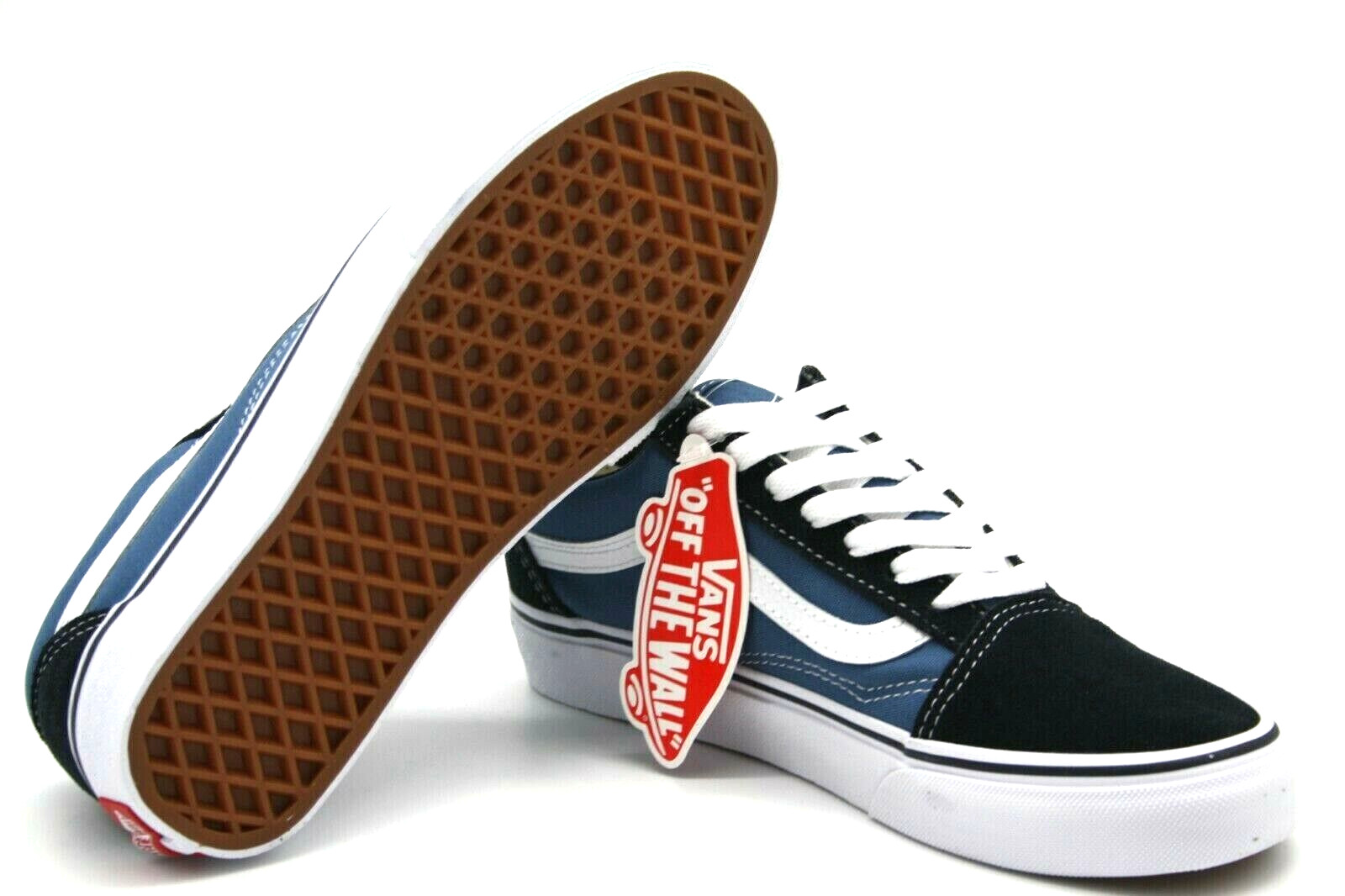 VANS Old Skool Navy & White UNISEX VN000D3HNVY SKATEBOARDING SNEAKER