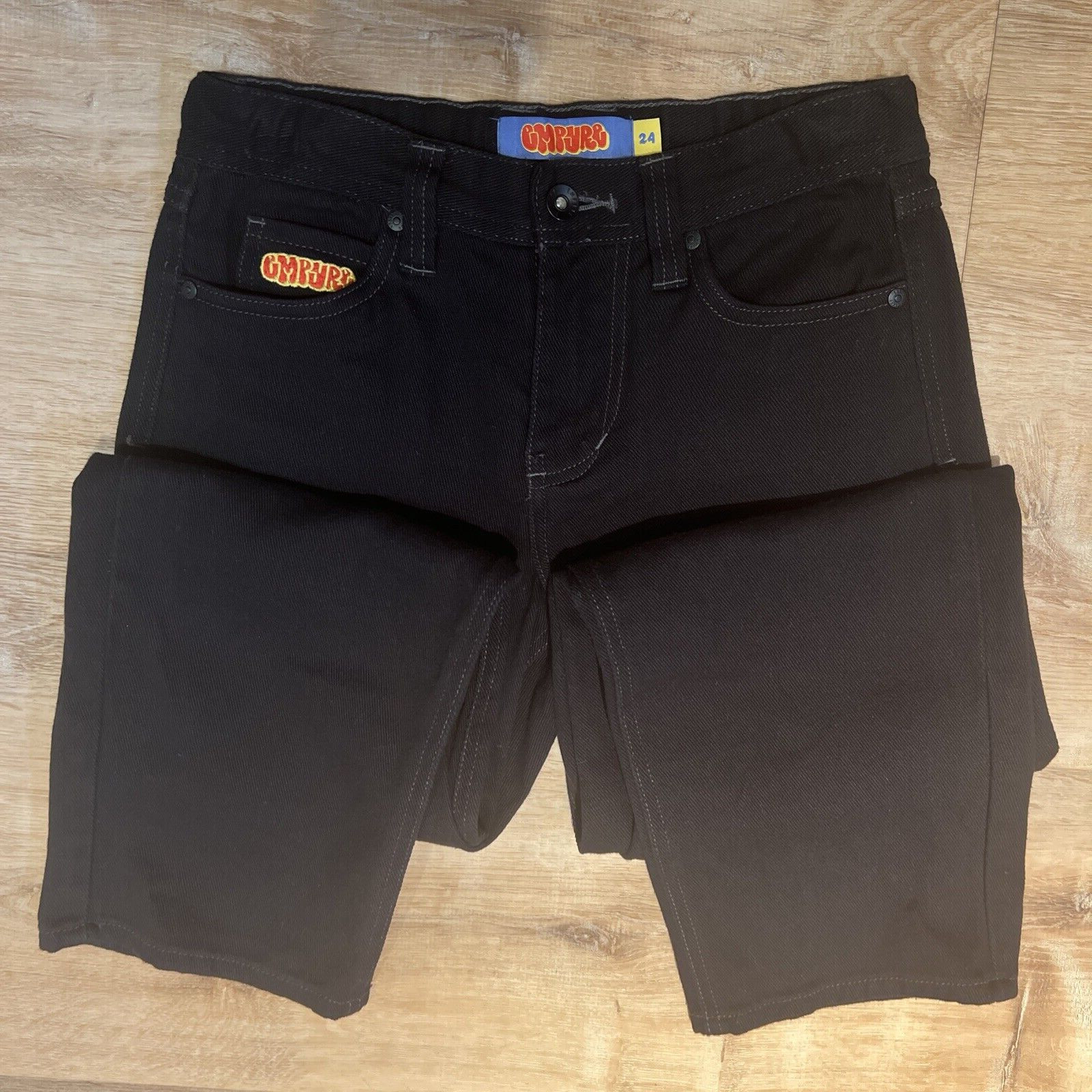 Empyre Jeans Men’s Black Denim Relax Fit 32″ X 27″ INSEAM 24 Y2K Skater Style