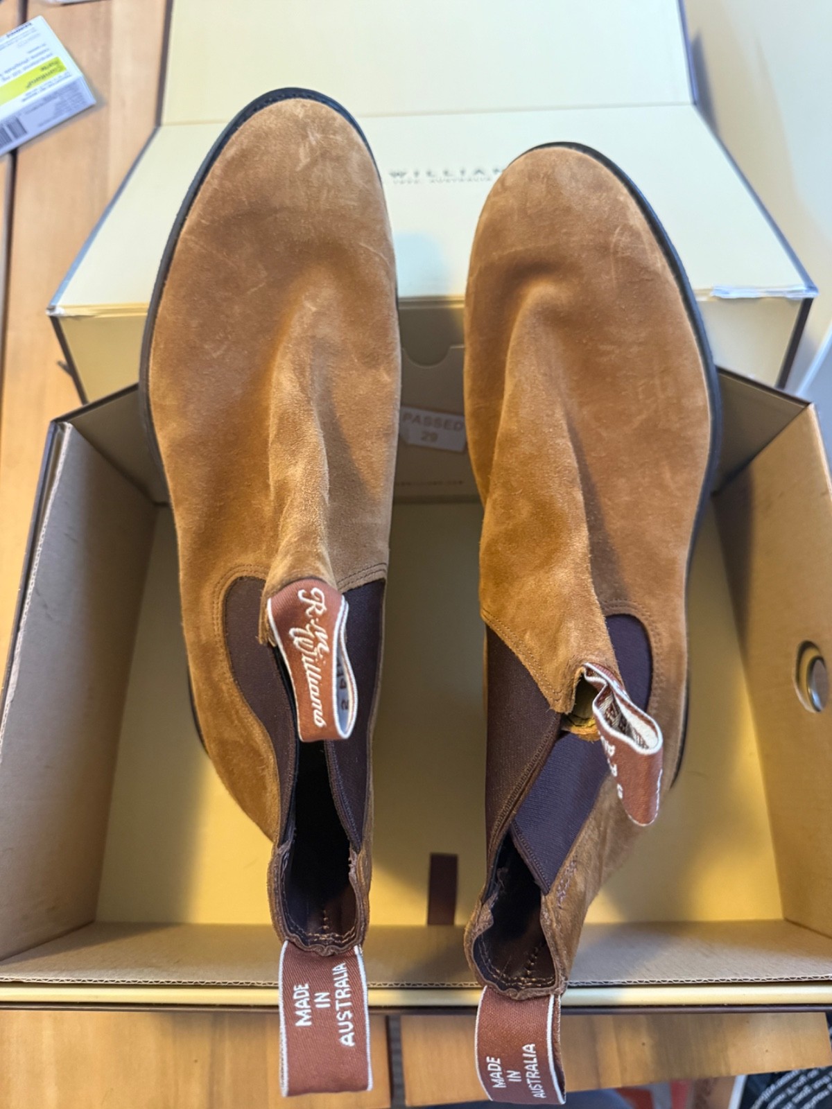 RM Williams Gardener Tobacco Suede