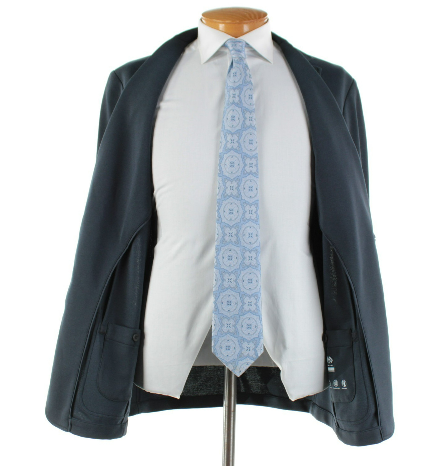 Fradi NWT Polyamide Blend Sport Coat Size 54 (44 US) In Solid Blue