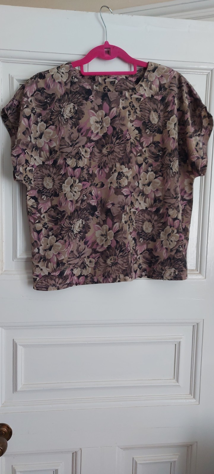 Ladies Blouse Cap Sleeves Medium