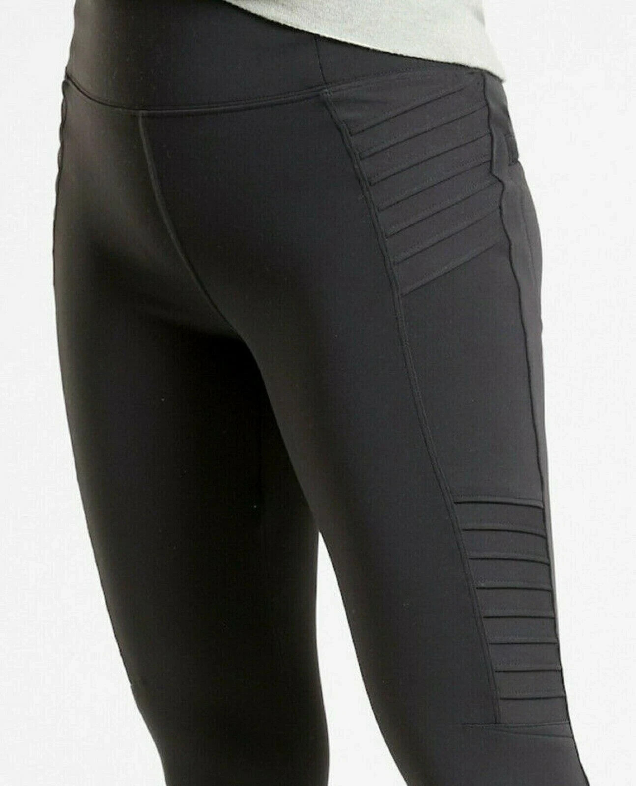Athleta Black Delancey Moto Tight-Size XXS-NWT