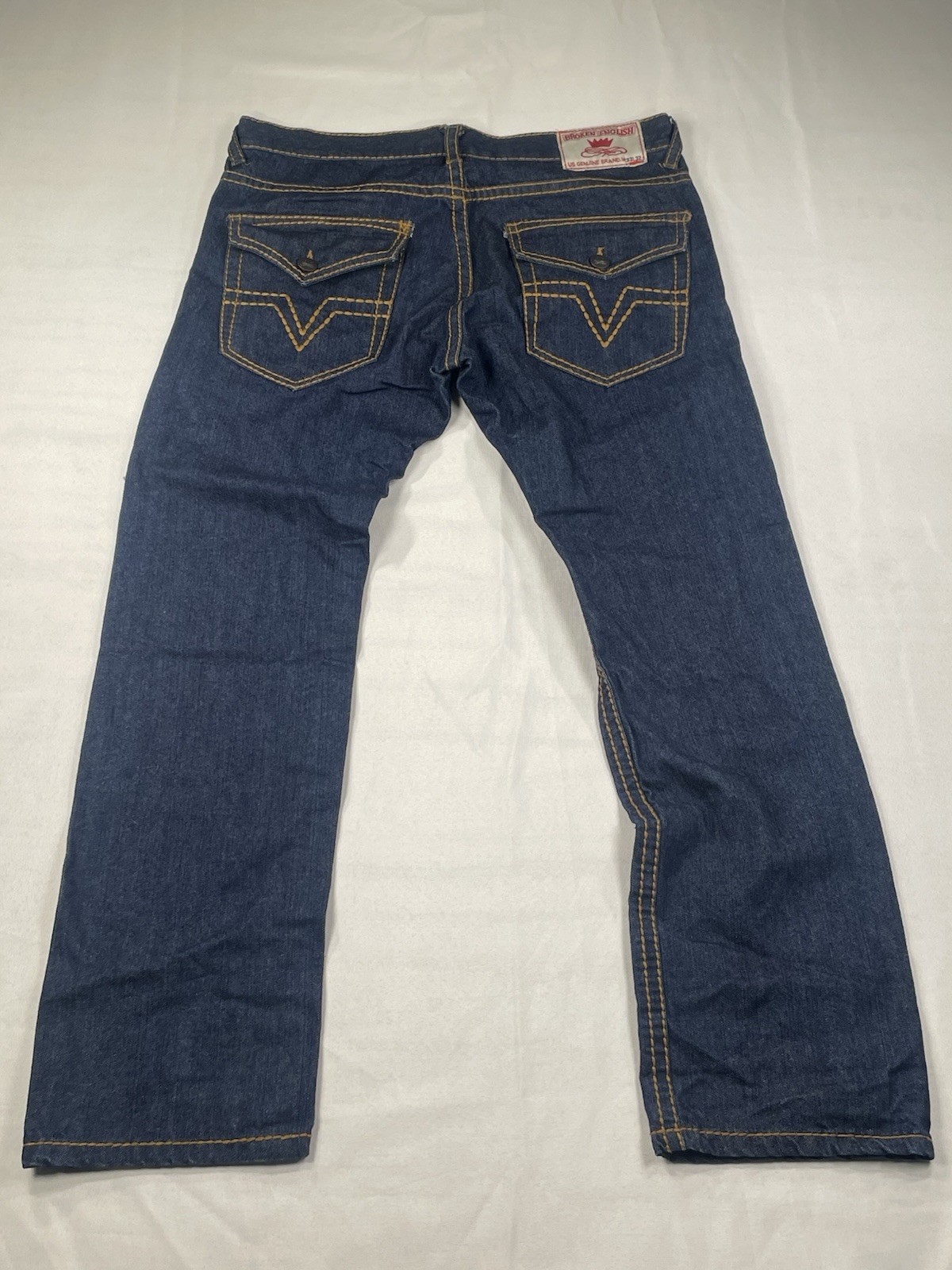 Broken English Saddle Stitch Jeans 33/32