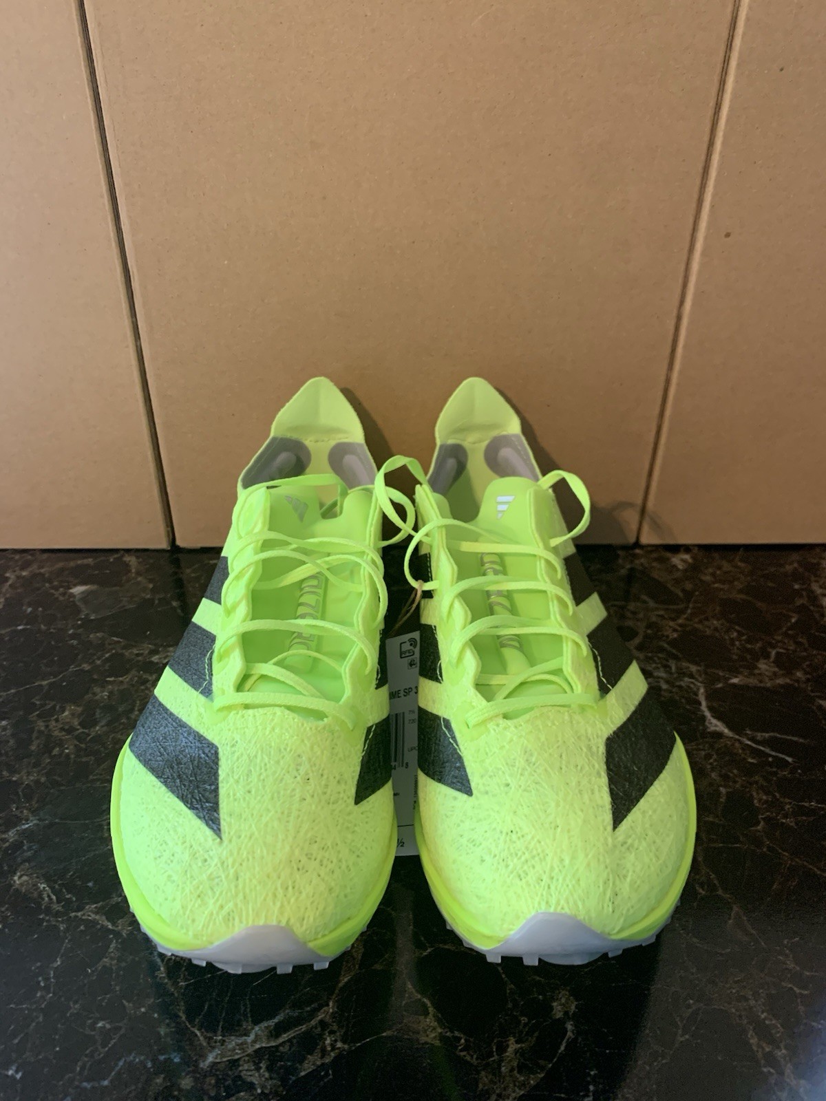 Adidas Adizero Prime SP 3 Strung Track & Field Spikes Lucid Lemon Black Sz 6.5