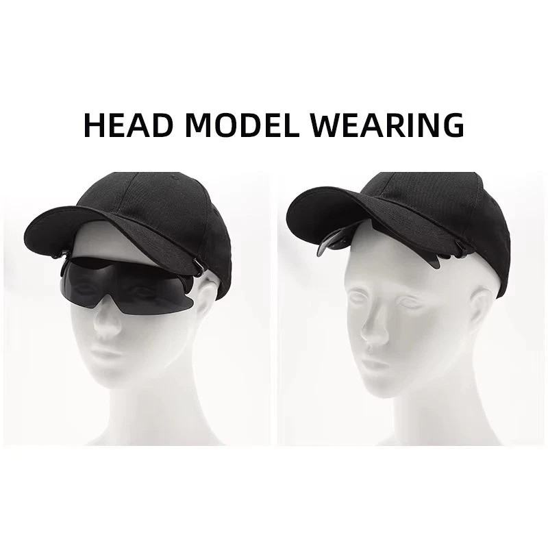 Clip On Fishing Sunglasses Cap Visor Sun Shade Outdoor Travel