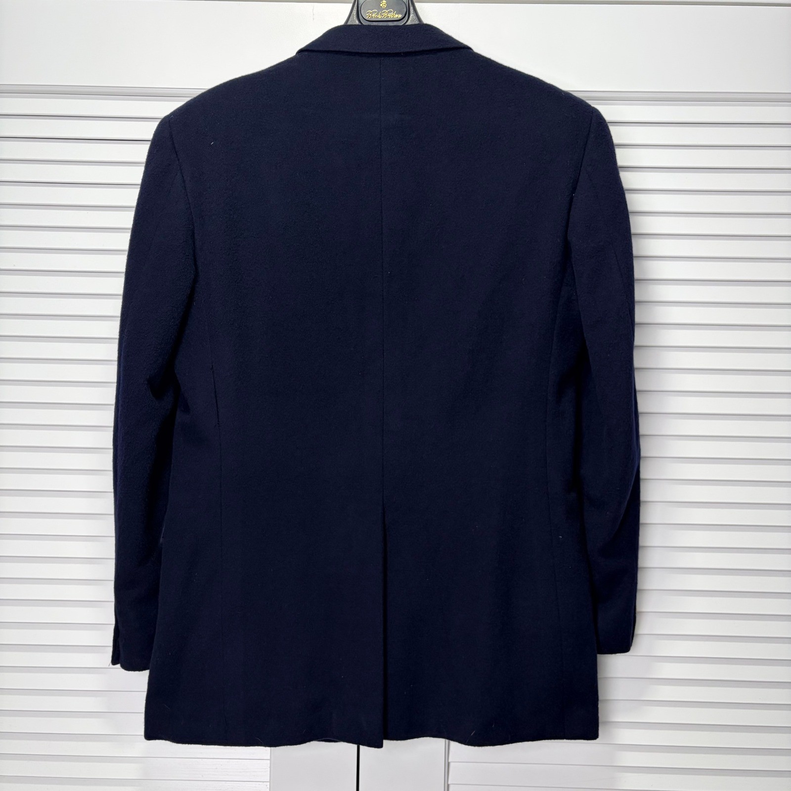 Gieves & Hawkes Savile Row Navy Blue 100% Cashmere Blazer Gold Buttons 43L