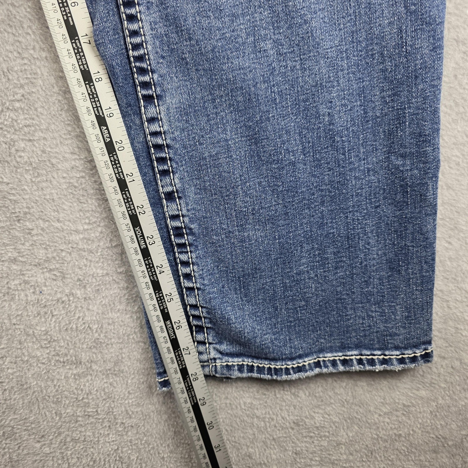 BKE Jake Jeans Mens 44×30 Blue Straight Relaxed Stretch Medium Wash Denim