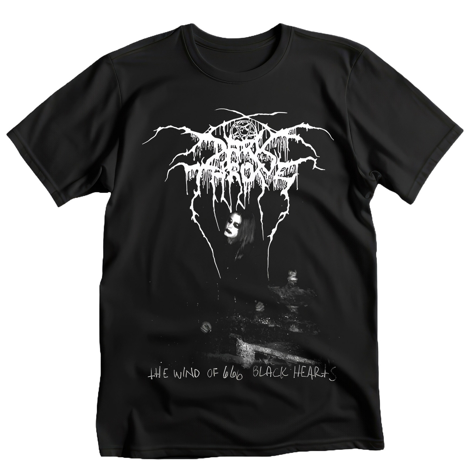 Authentic Darkthrone The Winds of 666 Black Hearts T-Shirt S-2XL NEW