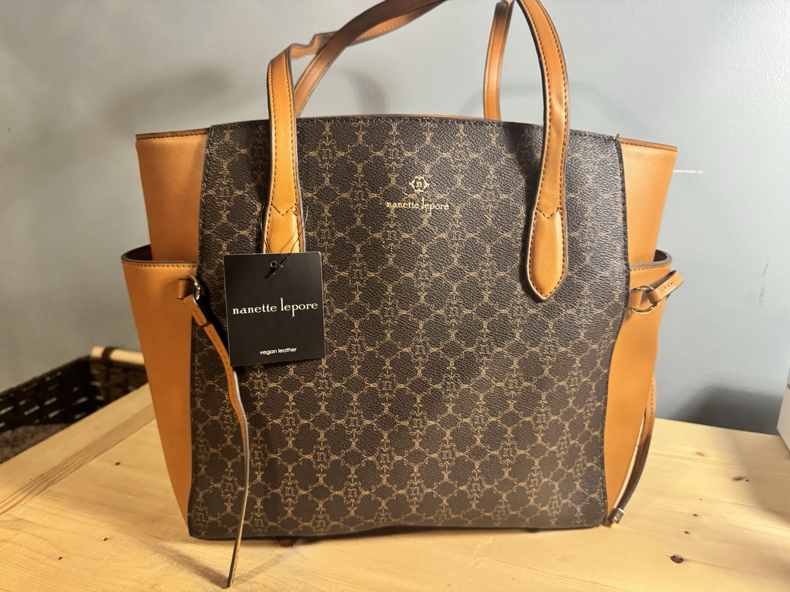 Nanette Lepore NWT Purse Handbag Shoulder Bag Vegan Leather
