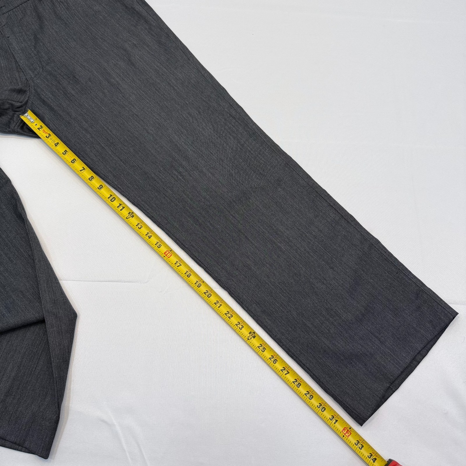 Hiltl The Ultimate Trouser 5 Pocket Wool Pants Mens 38×32 Gray Straight Leg