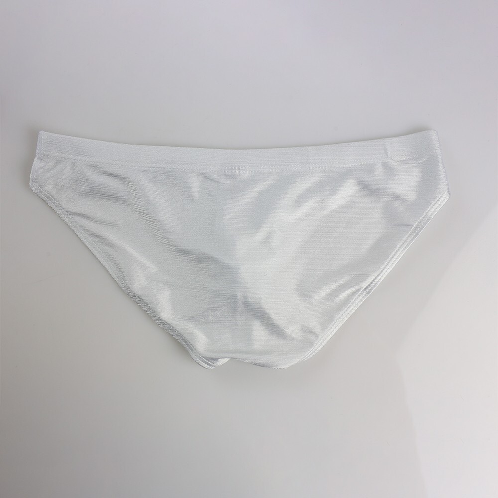 Men’s Sexy Nylon Briefs Cool Ice Silk Low-rise Underwear Bikini Pouch Panties