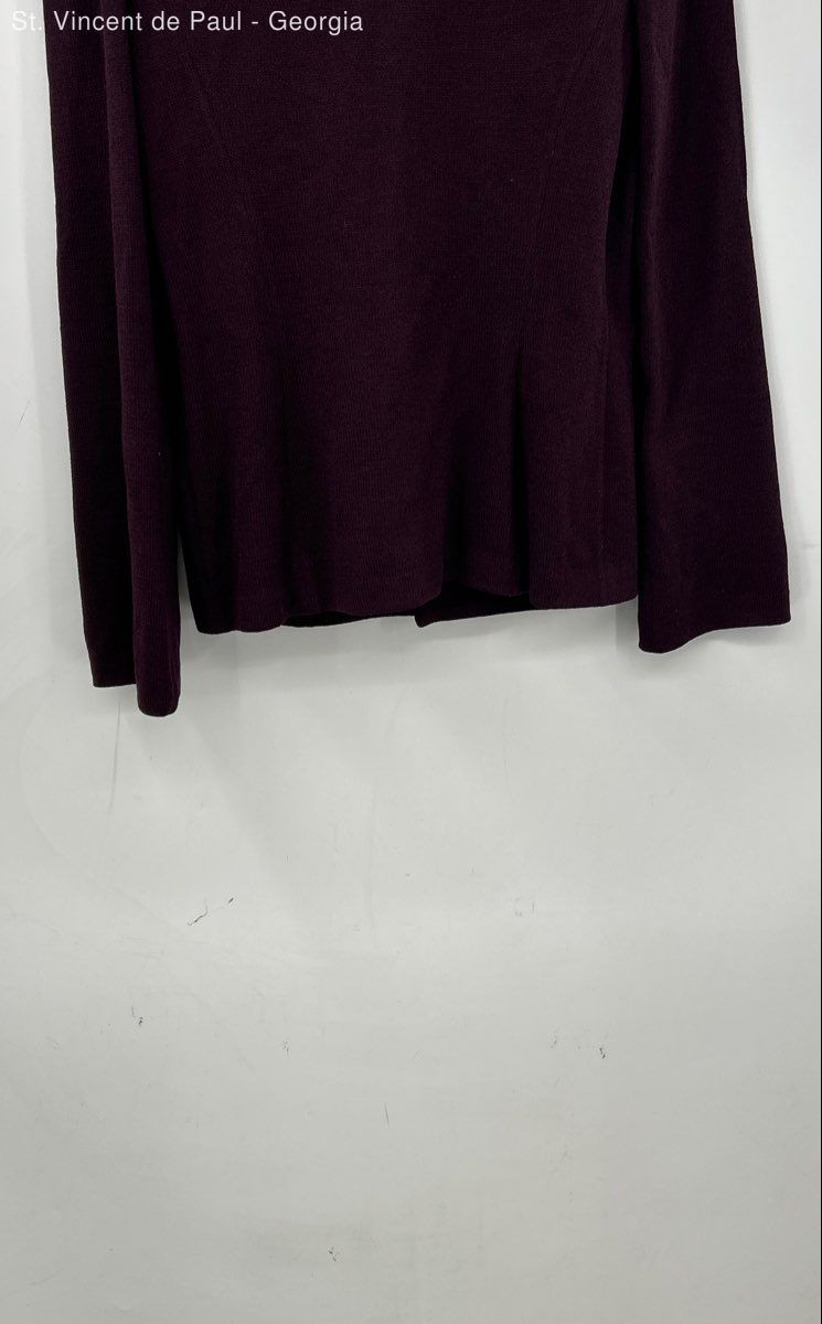 St. John Wool Blend Blazer jacket Women’s 6 Purple Business NWT