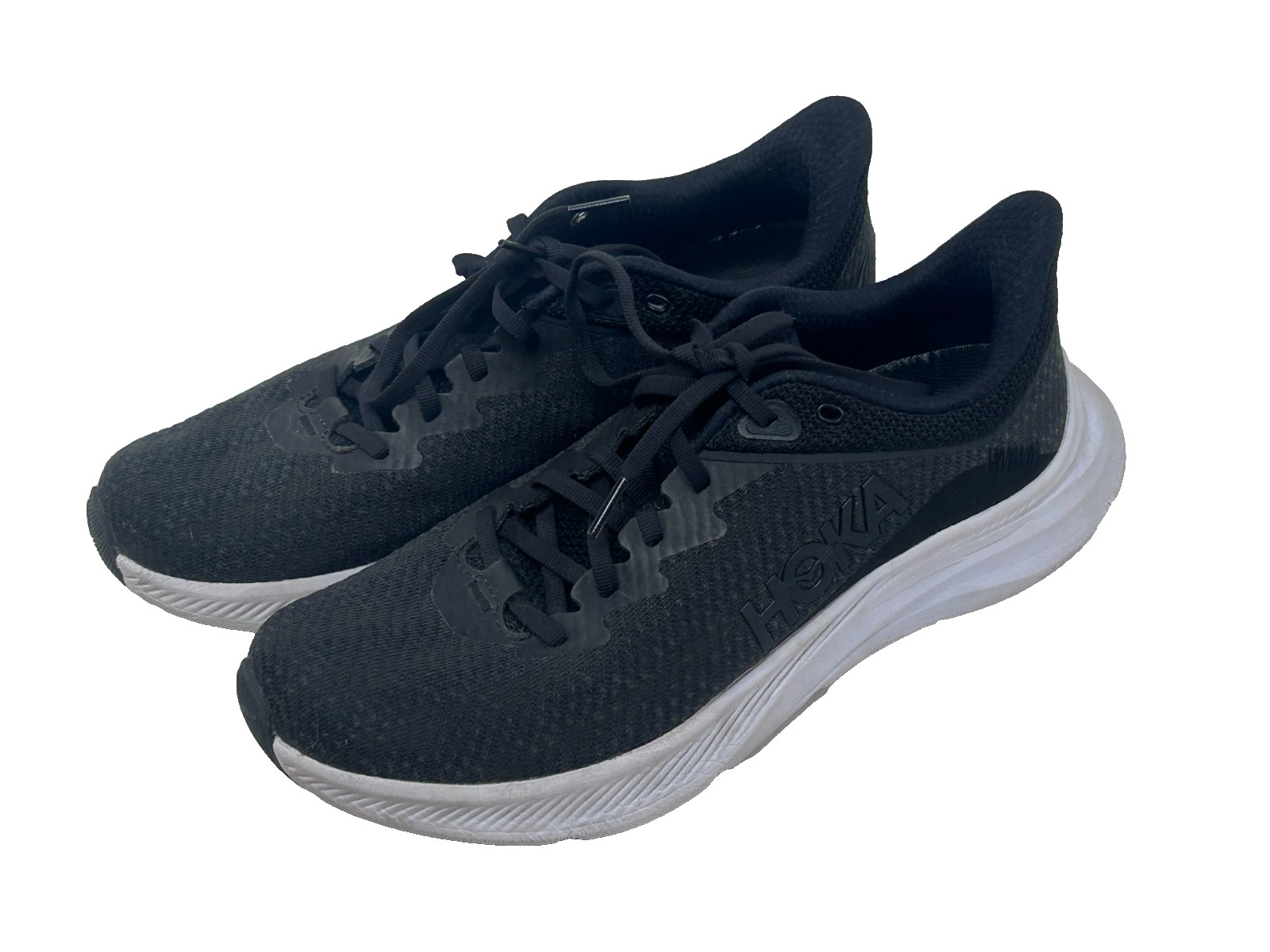 Hoka One One Solimar Black White Athletic Running Shoes Sneakers Wmns Size 9.5 B