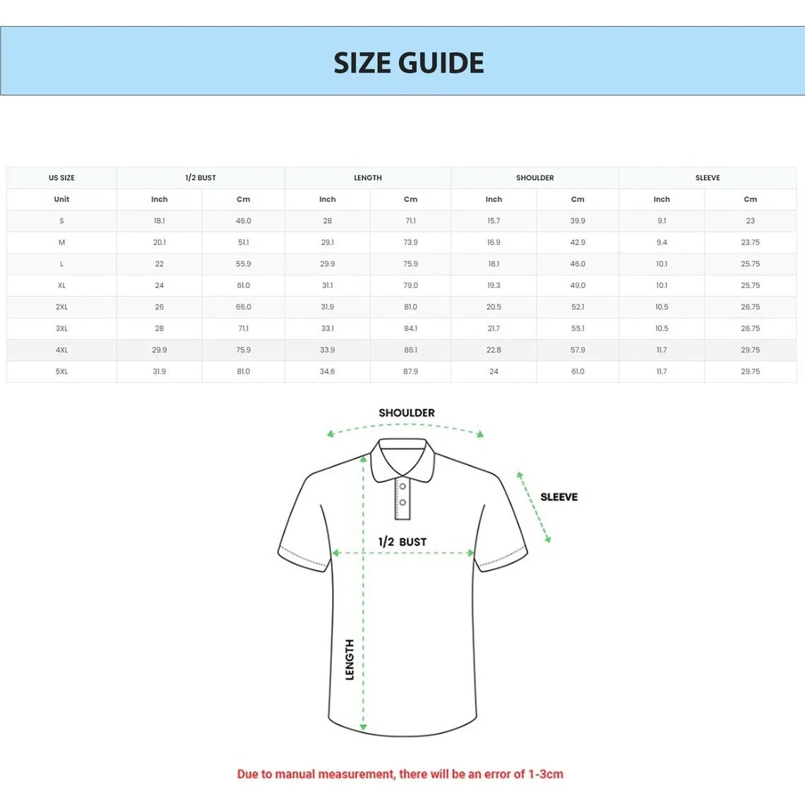 Augusta Green Golf Polo Shirt Masters Inspired Men Summer Golf Shirt