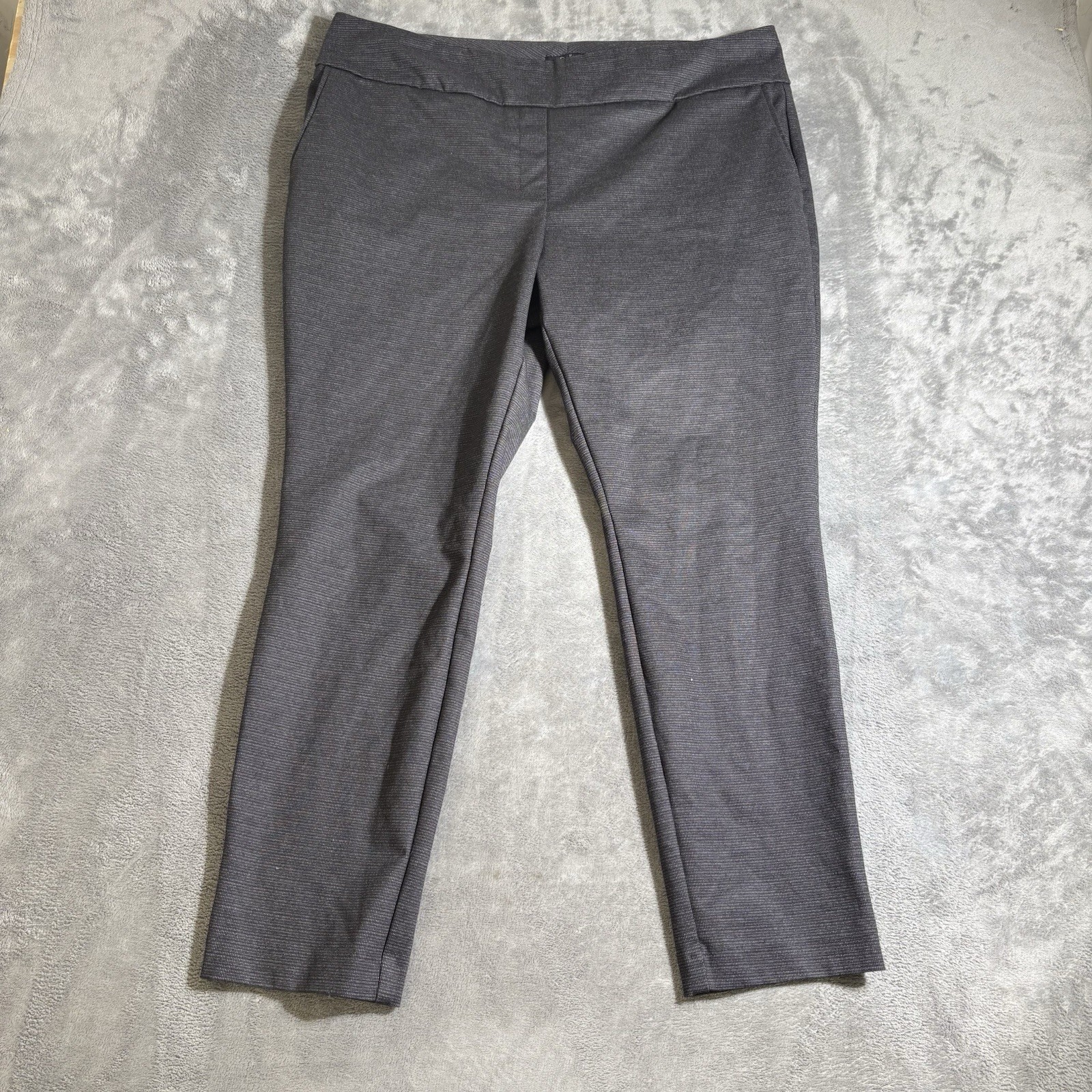 Dalia Women’s Pull-On Dress Pants Size XXL Black Stretch