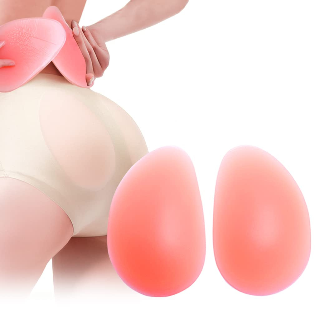 Silicone Butt Pads for Women – Reusable 1 Pair Hip Enhancer Inserts, Invisible B