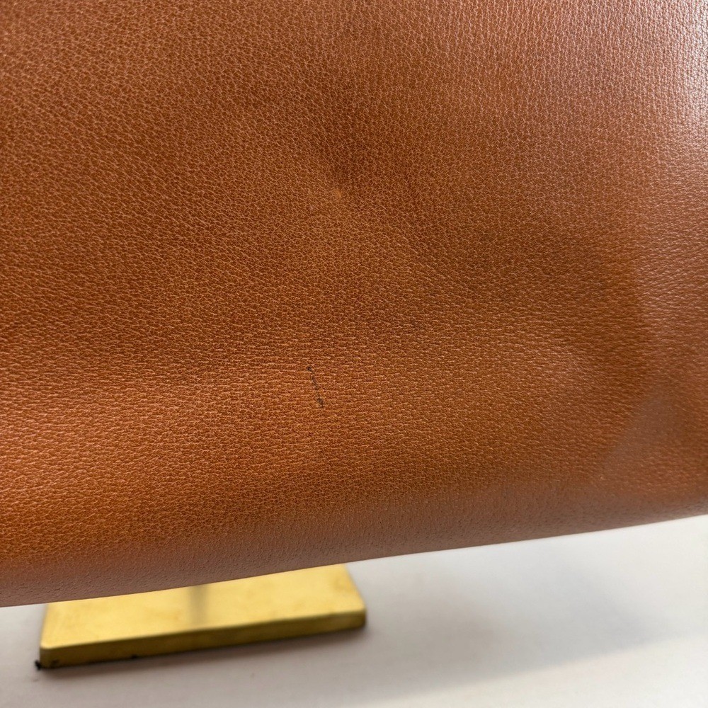 Gucci Vintage Large Bamboo Handle Leather Tote Bag Brown Diana Bag