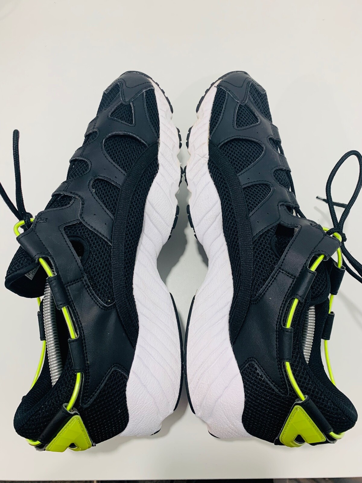 ASICS Gel-Mai Black Synthetic Mens Lace Up Trainers H813N 9090 sz 14
