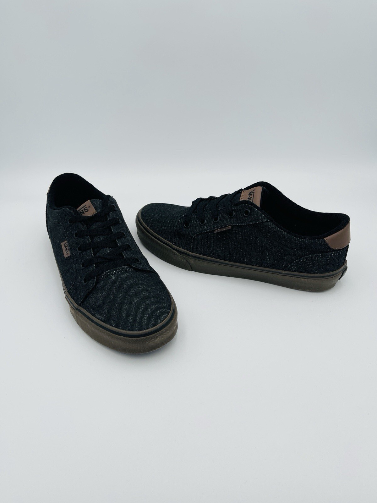 VANS BISHOP (WAXED DENIM) BLACK/GUM VN000NLUAKS MENS SKATEBOARDING