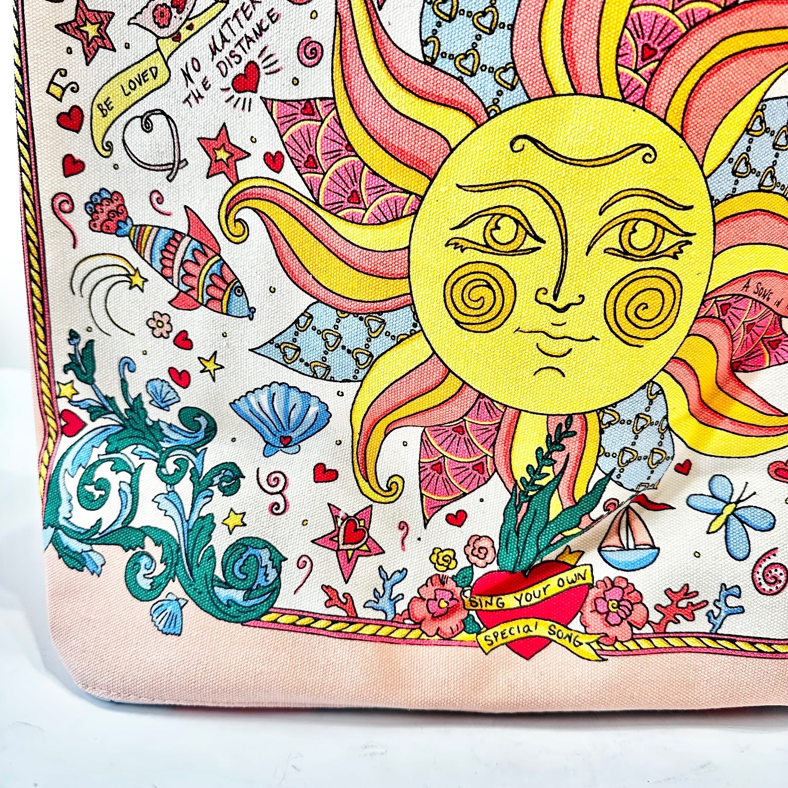 Brighton Siren’s Song Mermaid Canvas Tote Bag New With Tags