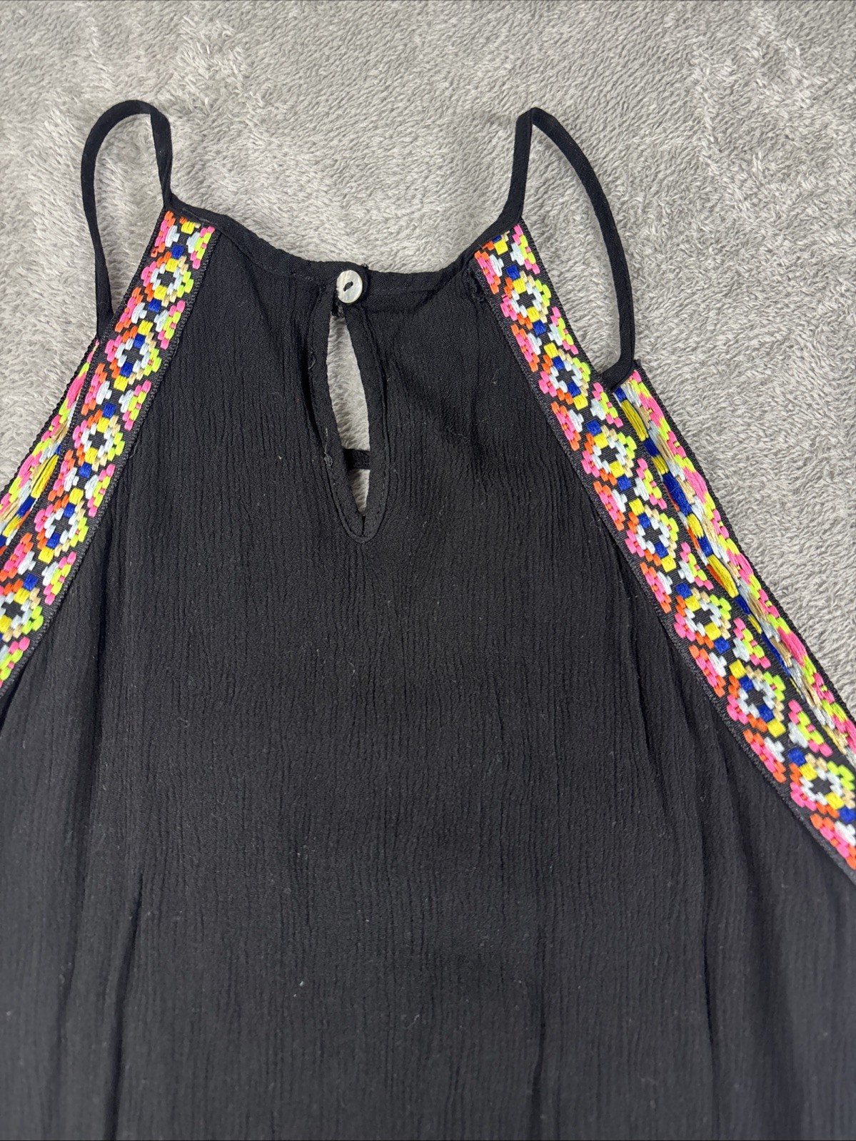 Altar’d State Dress Small Sleeveless Colorful Embroidered Cut Out Women’s Sz M