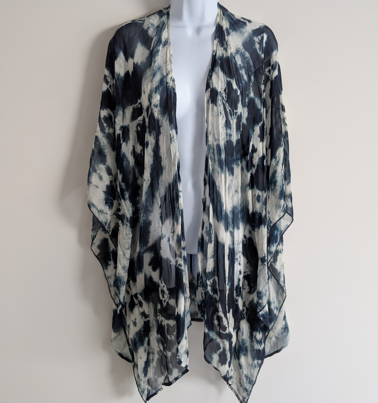 FifteenTwenty Kimono Womens One Size Boho Tie Dye Whimsical Festival Layering