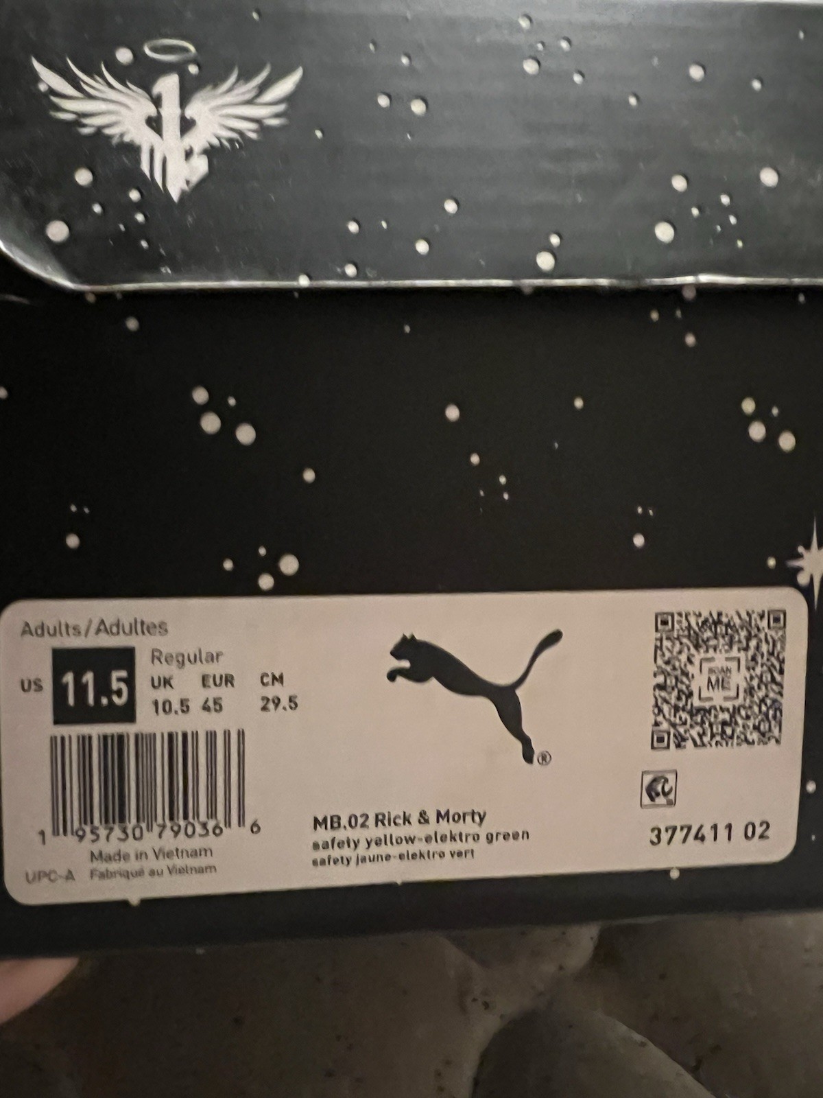PUMA MB.02 Rick and Morty Adventures Basketball Sneakers Low Top 377411-02
