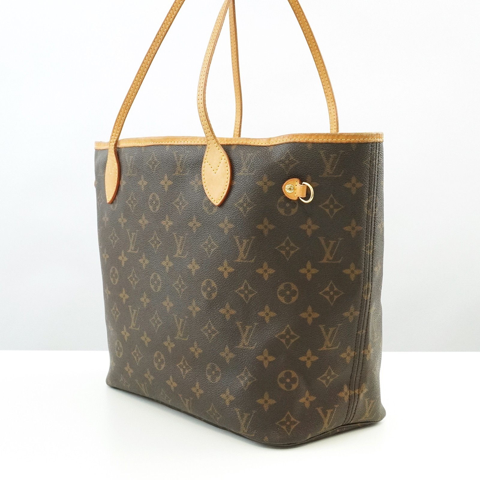 LOUIS VUITTON LV Monogram Neverfull MM M40156 Tote Bag SD3037 Auth #57356A