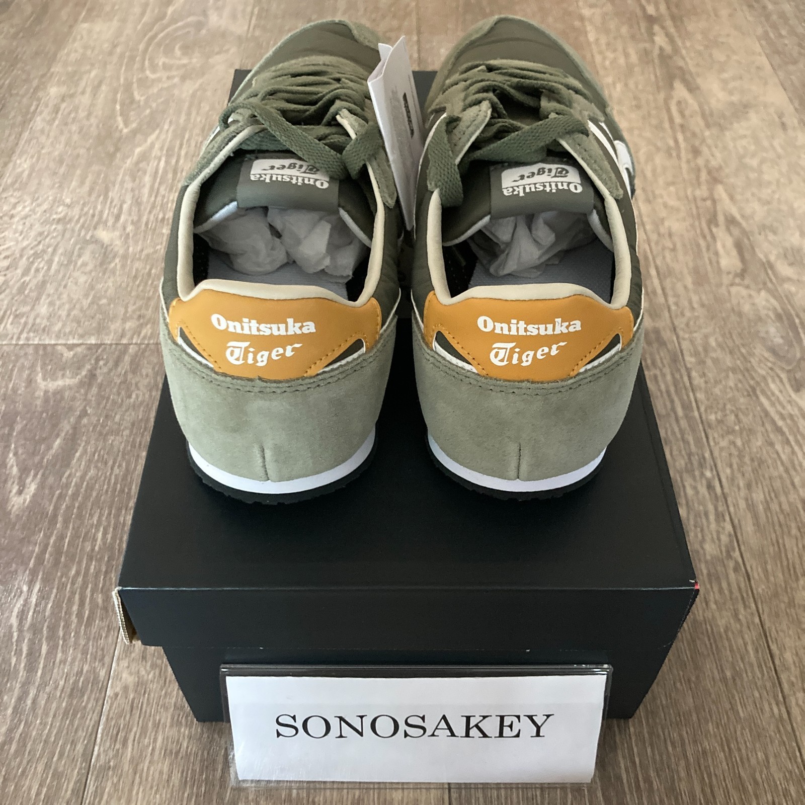 Onitsuka Tiger SERRANO 1183B400 304 BURNT OLIVE/WHITE New in Box from Japan