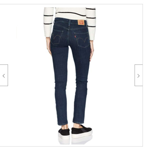 Levis Classic Mid Rise Skinny Jeans with Studs Size 8,10,14,16 (585750172)