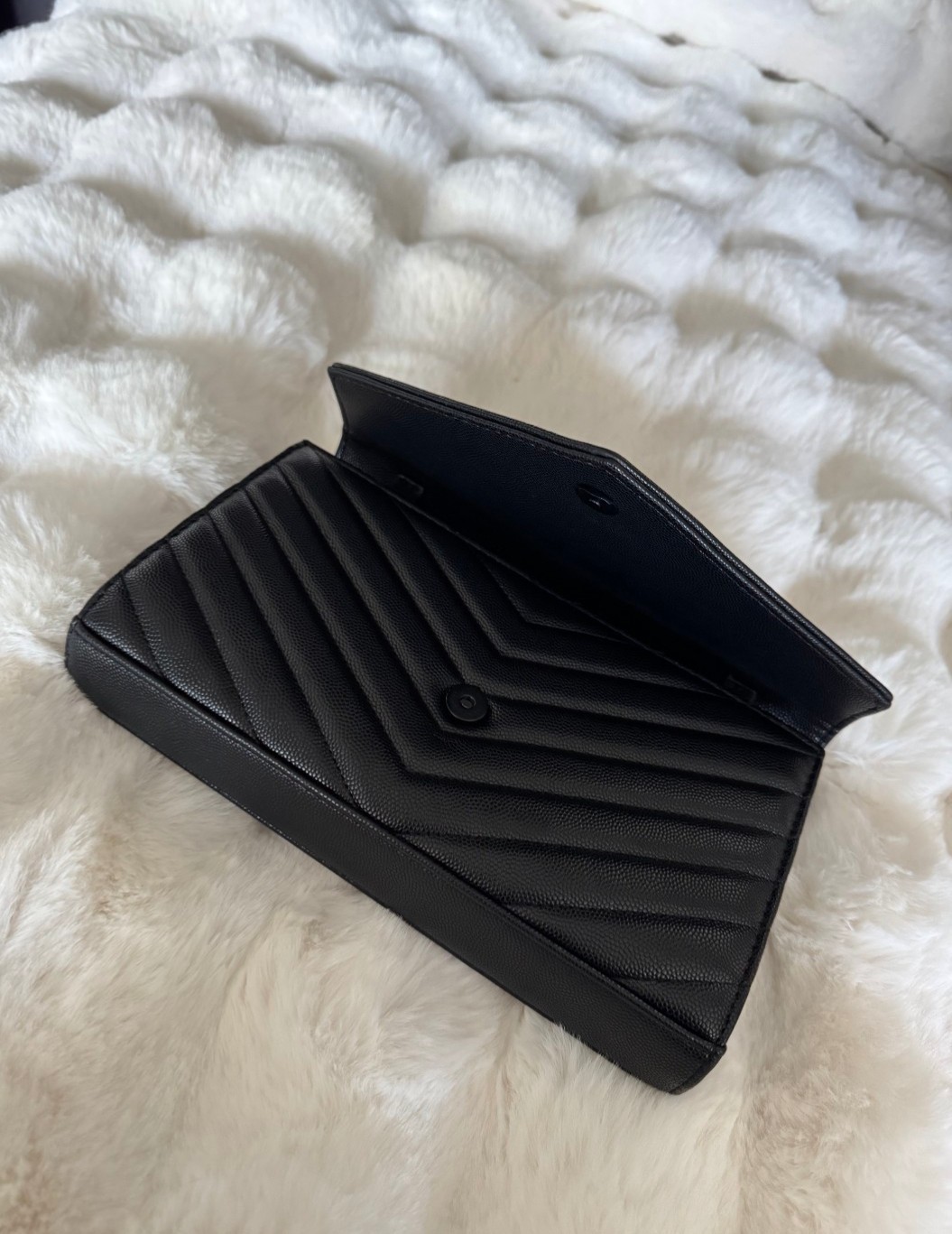 Saint Laurent Black ysl wallet/clutch/ crossbody