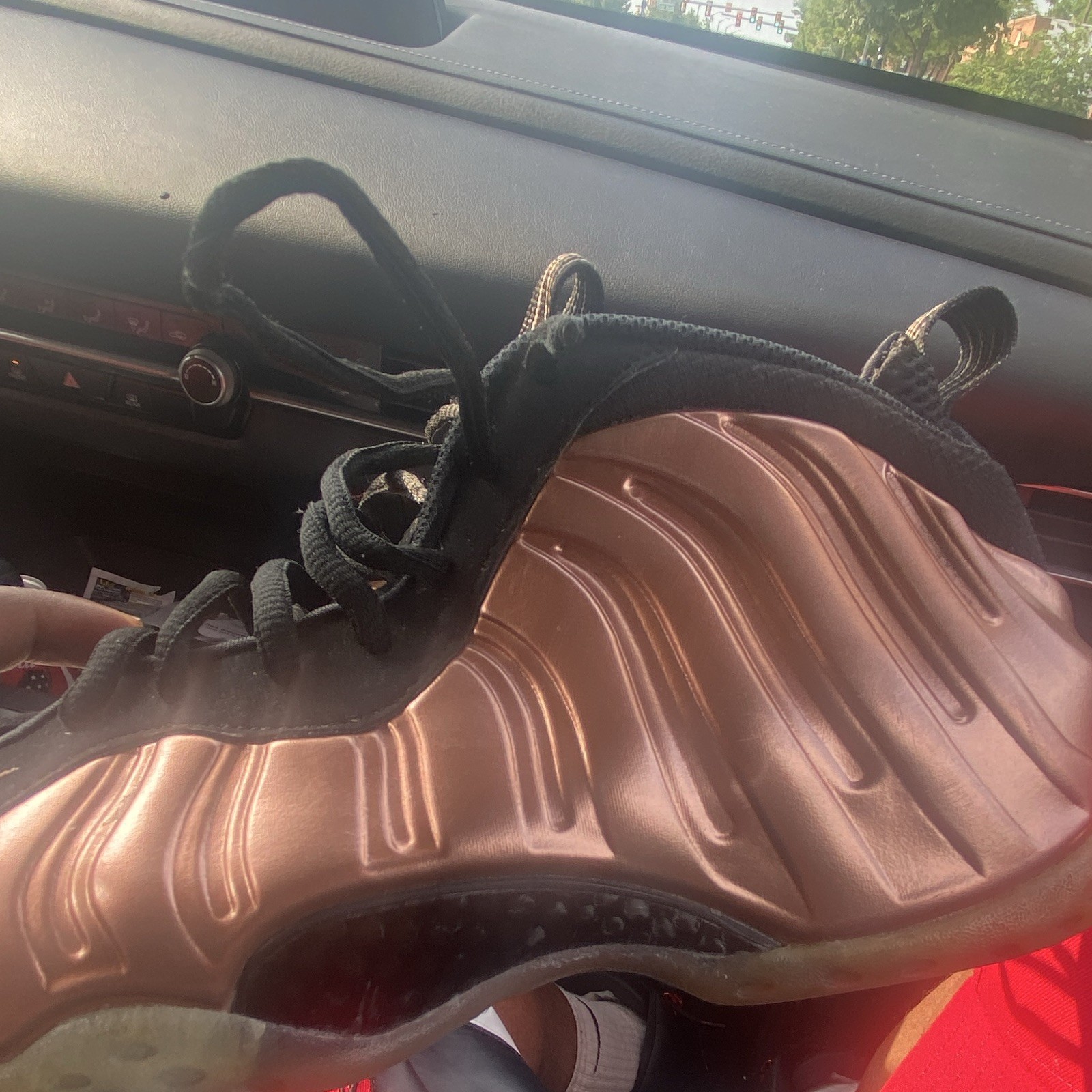Nike Air Foamposite One Men’s High Top Basketball Shoes Copper/Black