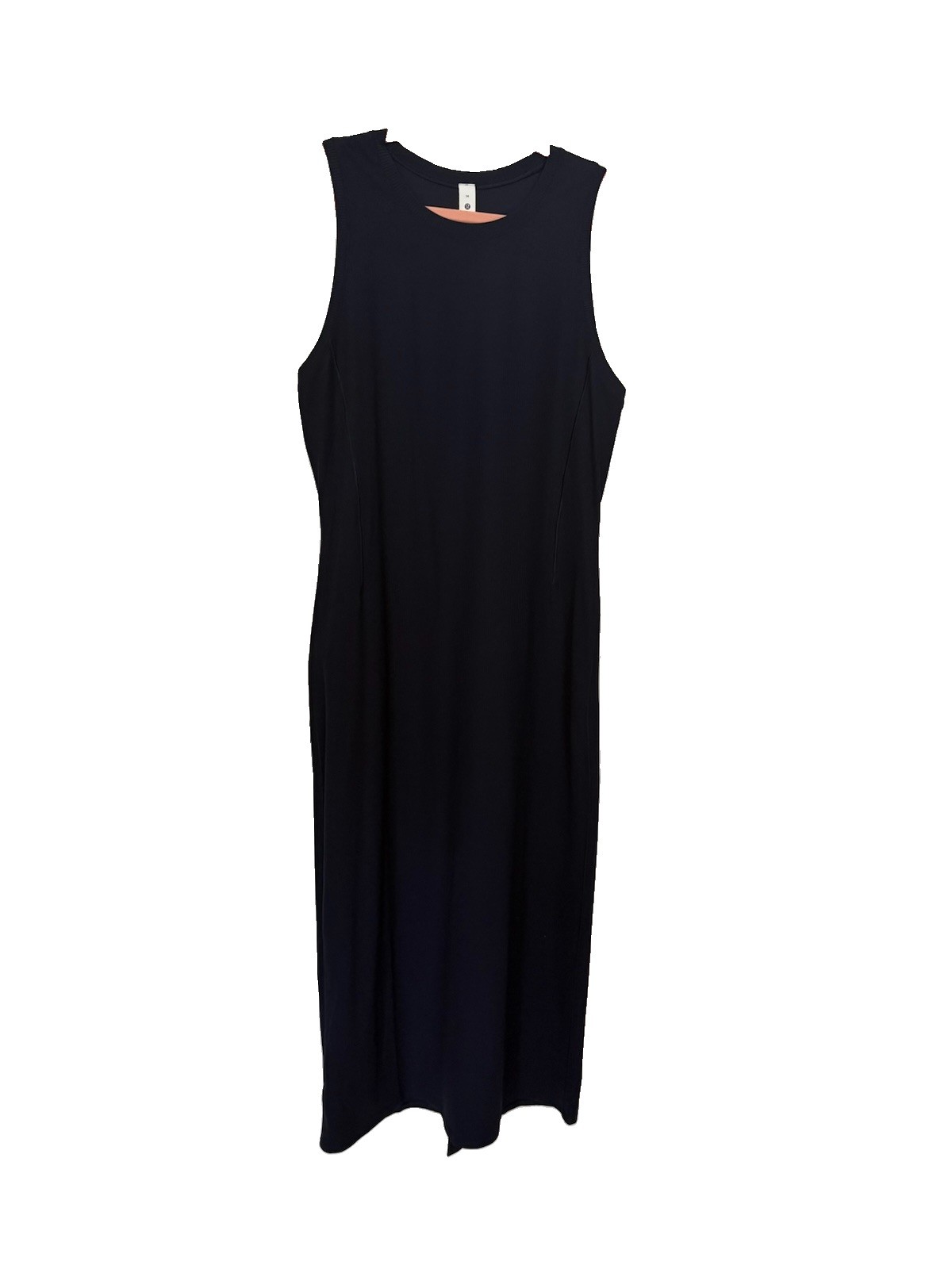 lululemon all aligned ribbed midi dress In Navy BLUE SZ 14 NWT