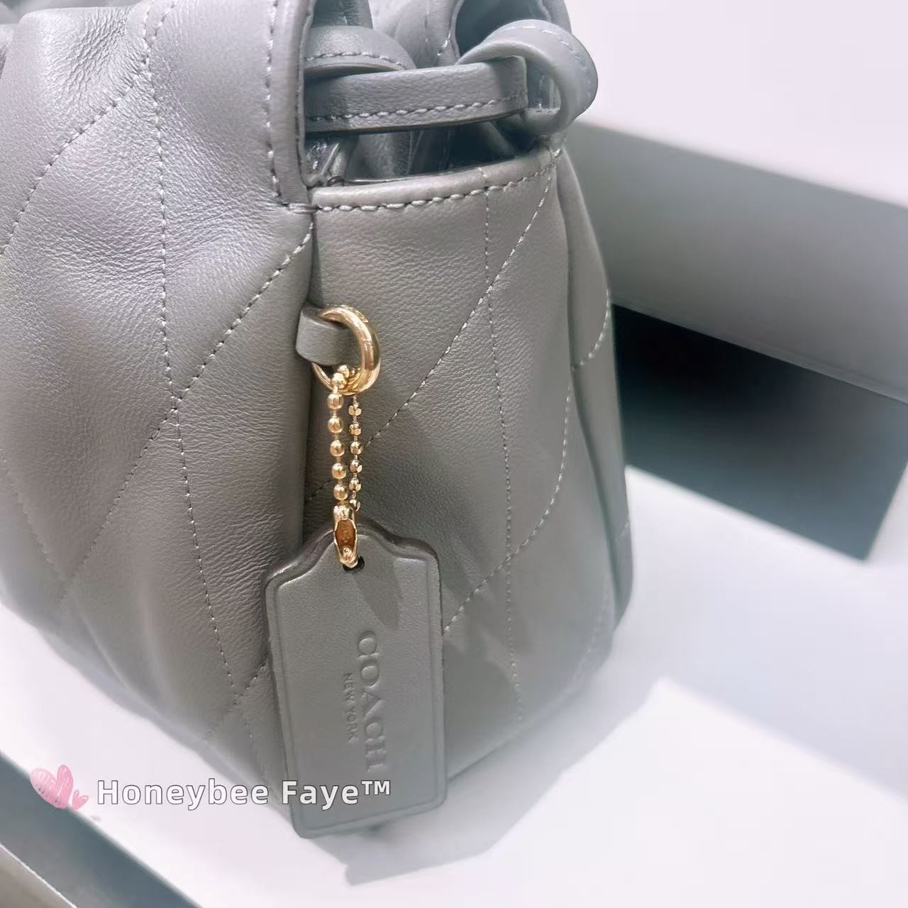 NWT Coach Faye Shoulder Bag With Quilting/Bows CCZ54/CDY95